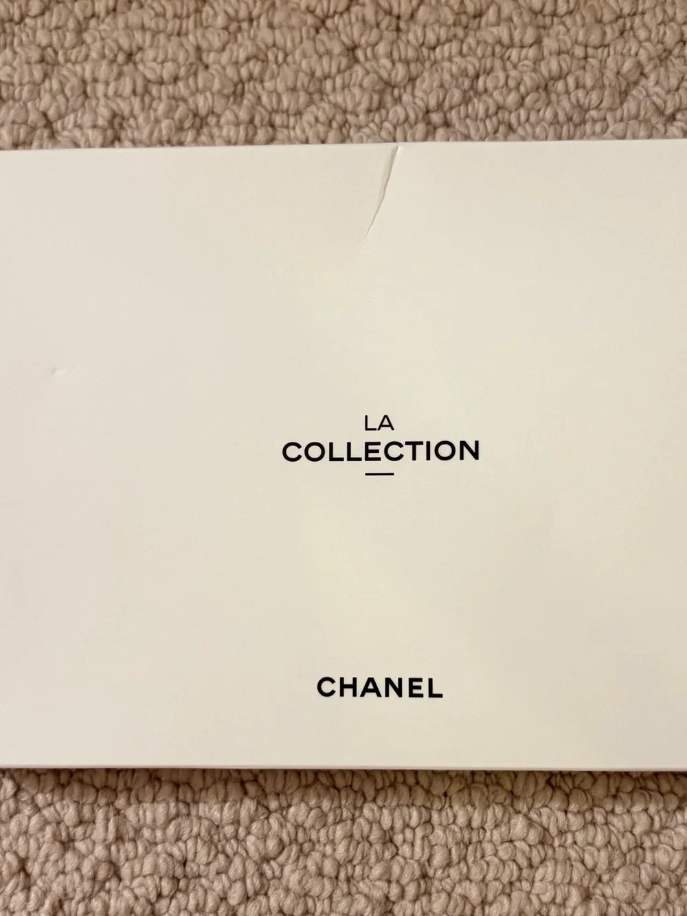 Chanel La Collection Black Canvas Phone Pouch/Passport Holder/Minibag